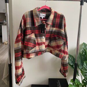 Fashion Nova - Getting Caught Up Plaid Jacket